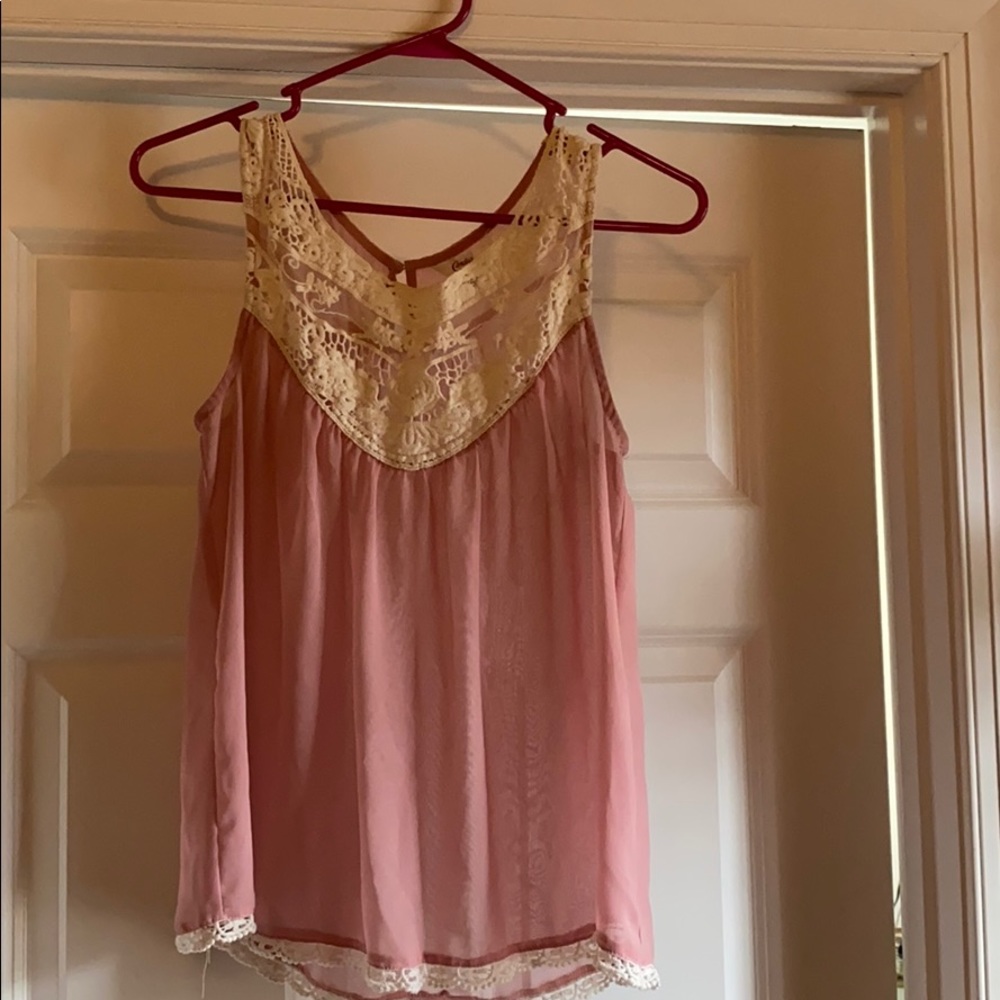 Candies sheer tank top